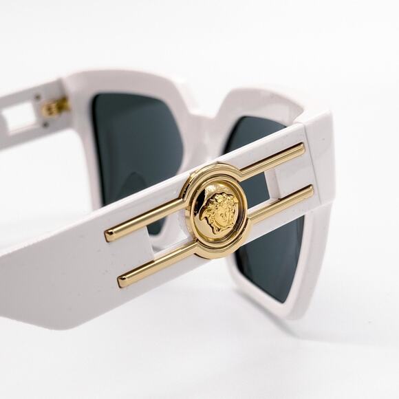 1010. Versace Medusa Deco Butterfly White Sunglasses main image 12